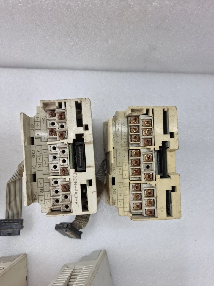 5 x MITSUBISHI MODULE LOT FX2N16CCLM,FX2N4ADPT,FX2N5A,FX2N16EYRES,FX2N16EYRESUL